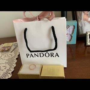 Pandora rose gold 56 eternal cloud ring